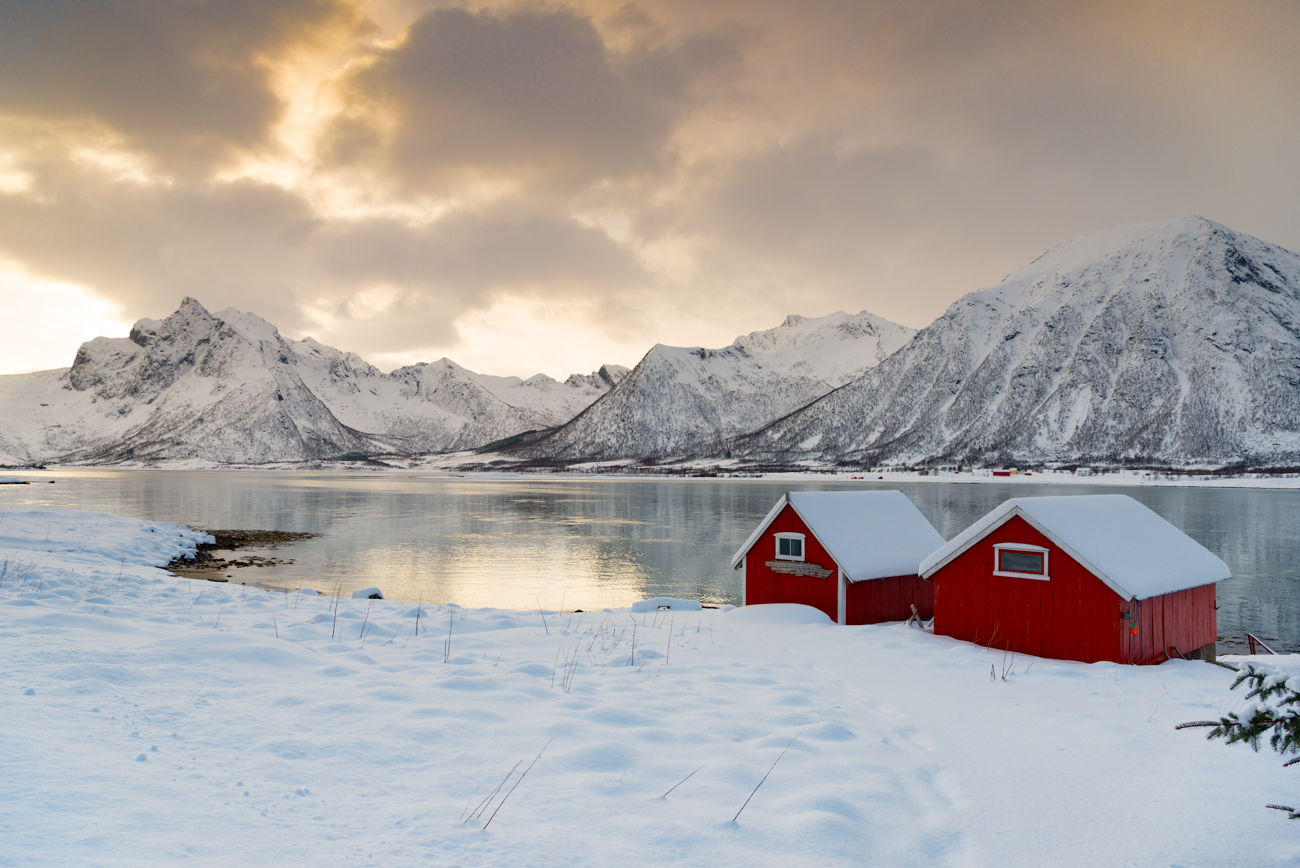 morfjorden rote häuser